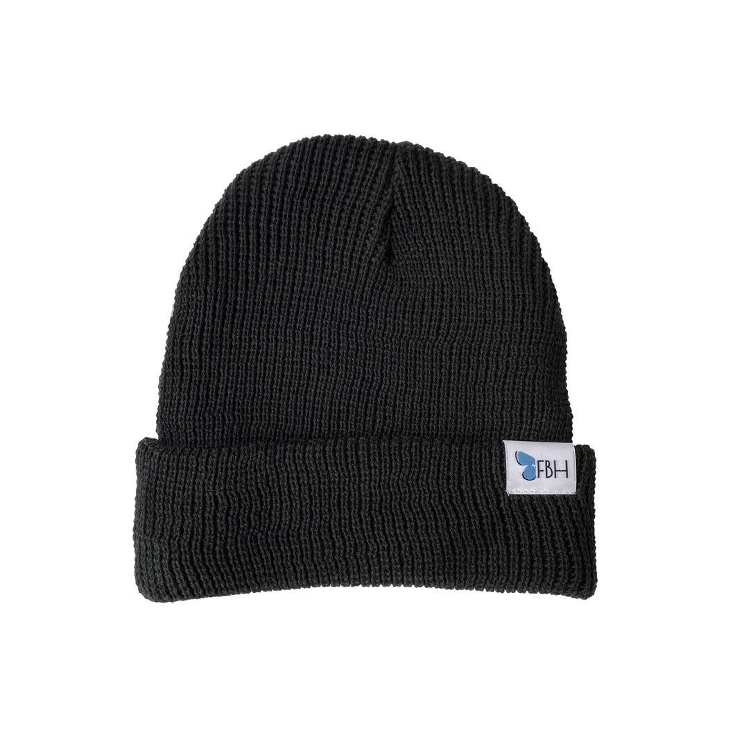 FBH Two-Way Beanie - Black