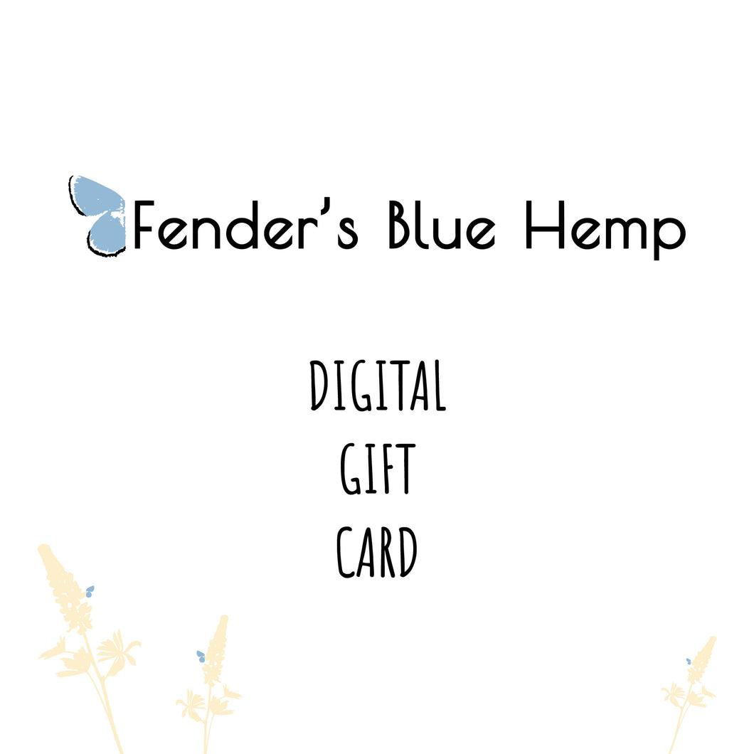 Fender's Blue Hemp Digital Gift Card